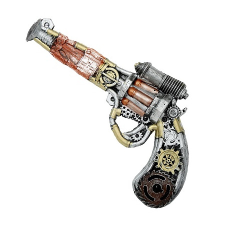 Pistola Steampunk Pirata in schiuma di lattice