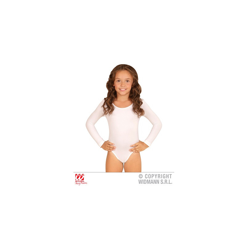 Body BIANCO - Tg 4/7 anni 116/128 cm