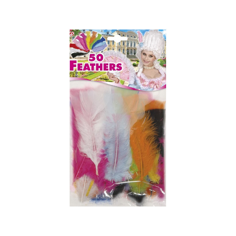 Piuma Multicolor 10 cm (cf. 50 pz)