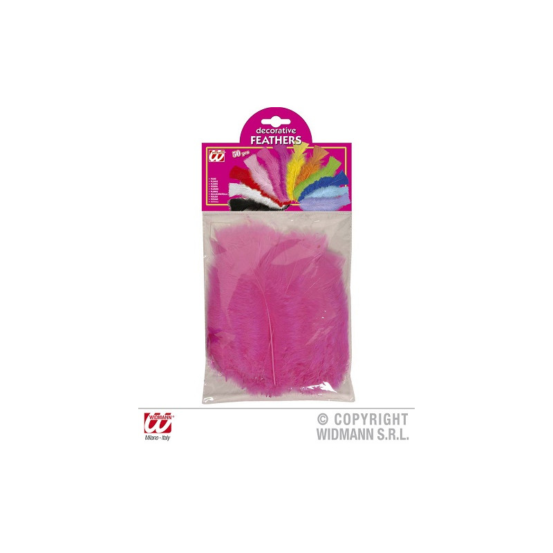 Piuma Rosa Scuro 10 cm (cf. 50 pz)