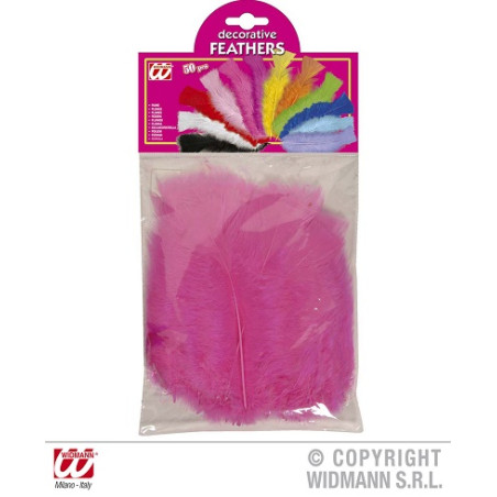 Piuma Rosa Scuro 10 cm (cf. 50 pz)