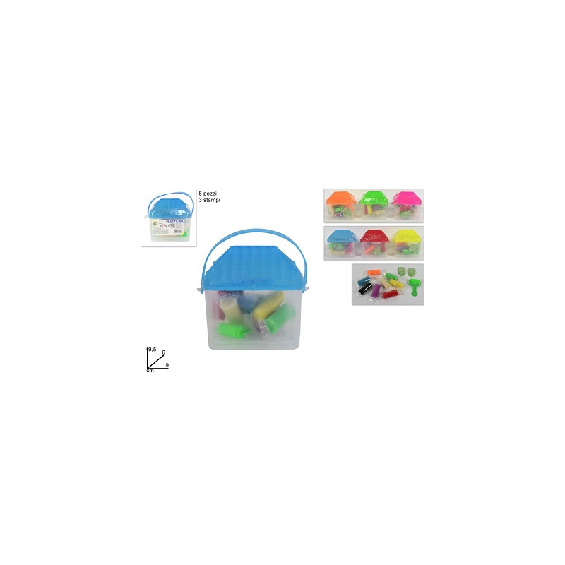 Plastichina Casa (8 pz+ 3 stampi)