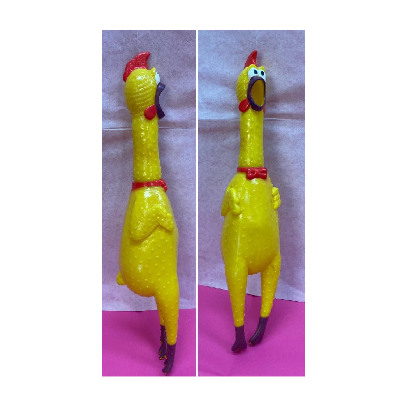 Pollo sonoro in plastica