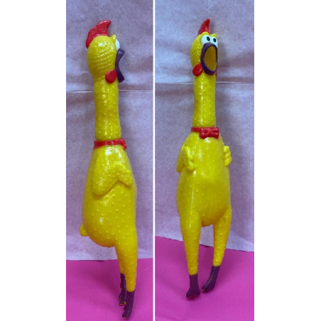 Pollo sonoro in plastica