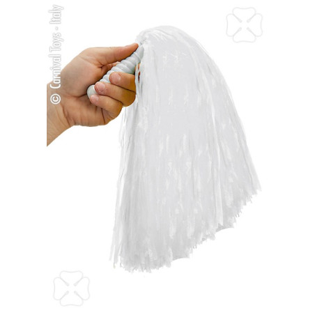 Pon Pon BIANCO con asta (1 pz)