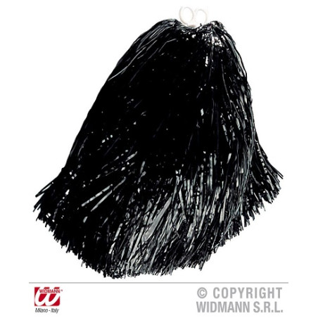 Pon Pon NERO con anelli (1 pz)