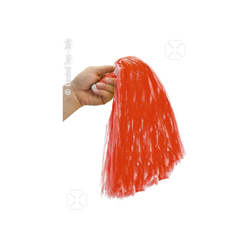 Pon Pon ROSSO con asta (1 pz)