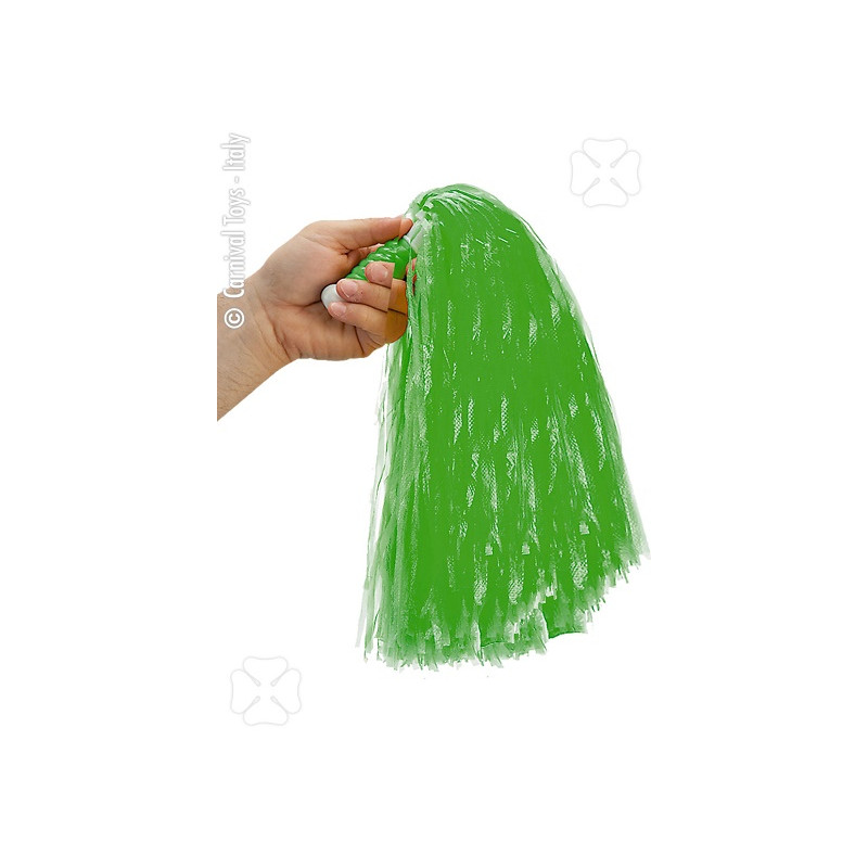 Pon Pon VERDE con asta (1 pz)