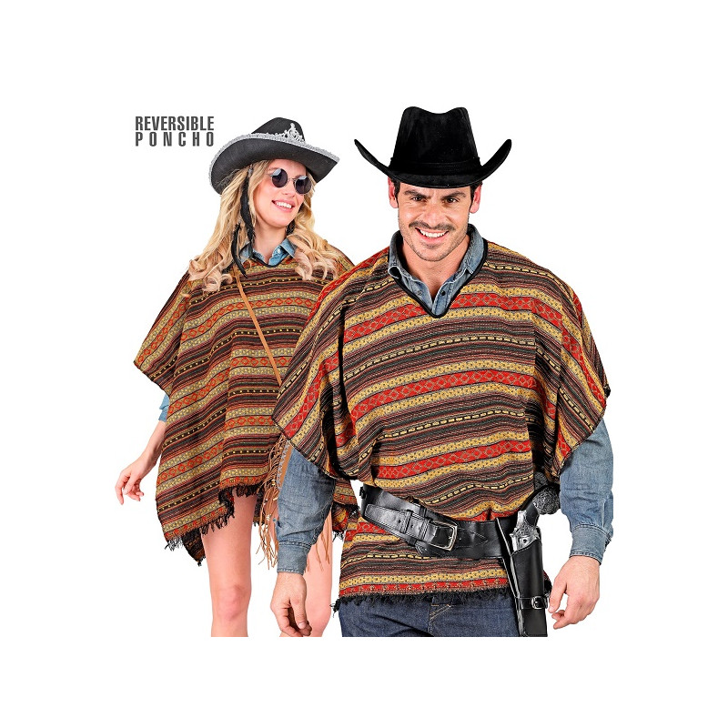 Poncho COW-BOY - Tg Unica