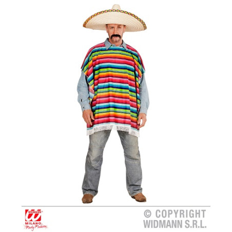 Poncho MESSICANO - Tg Unica