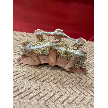 Ponte in legno 15x7x7,5 cm
