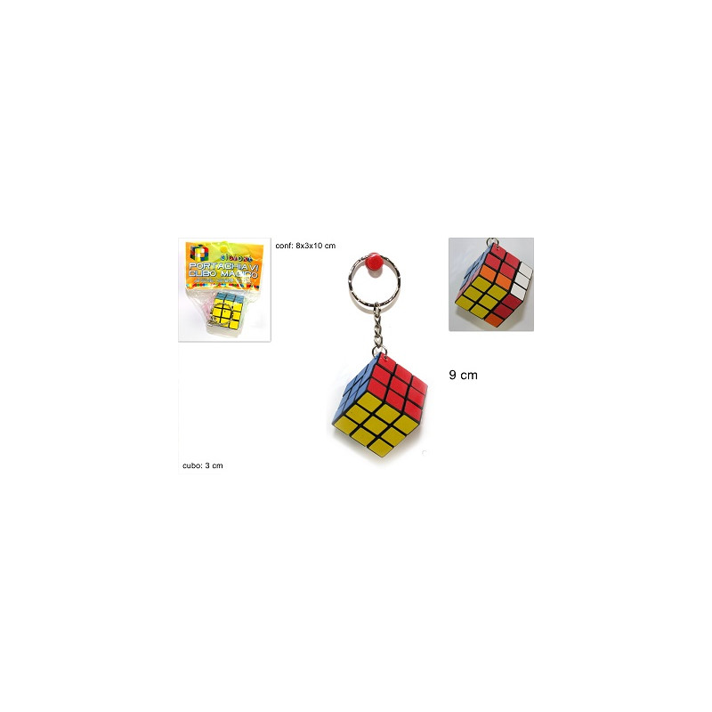 Portachiave Cubo Magico 3 cm