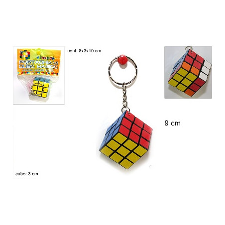 Portachiave Cubo Magico 3 cm