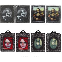 Quadro Horror 22x28 cm - 4 mod ass