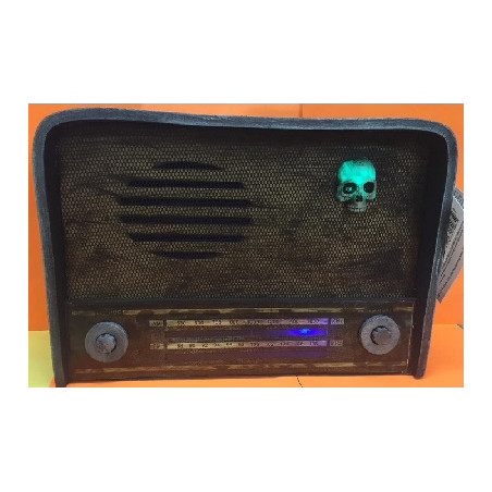 Radio con luce e suono horror 30 cm