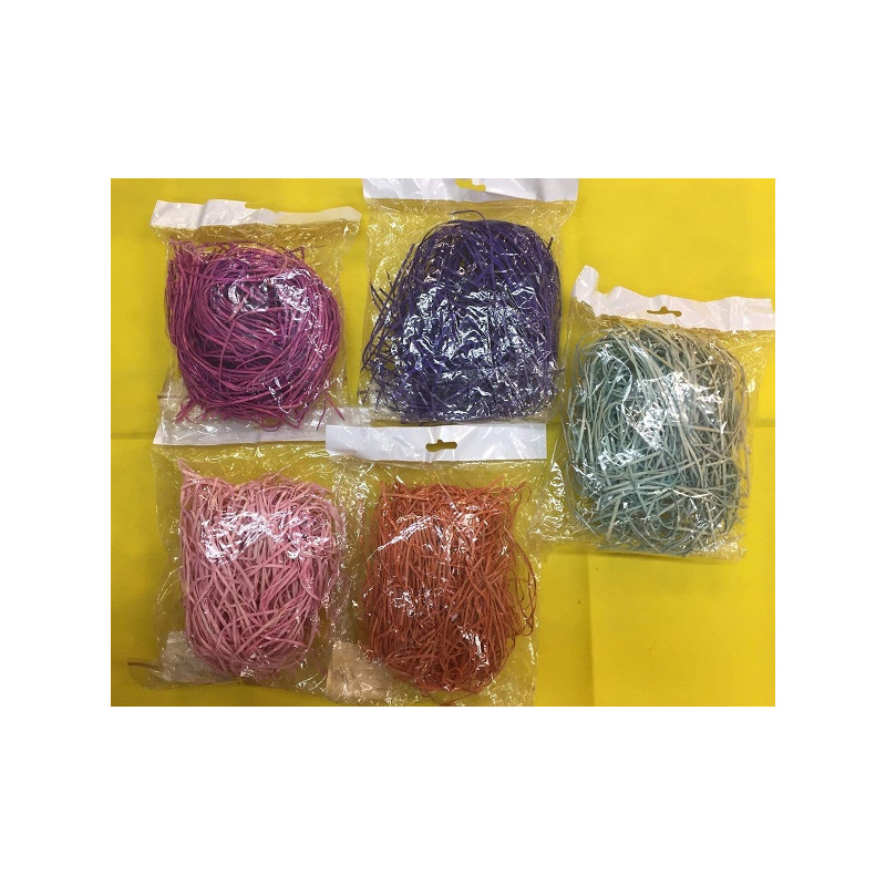 Raffia Colorata 30 gr - col ass