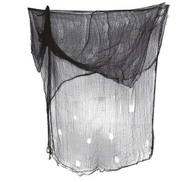 Ragnatela Nera in tessuto 200x500 cm