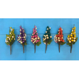 Rametto Bacche 21 cm 6 colori ass