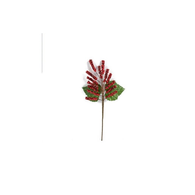 Rametto Bacche Rosso 21 cm