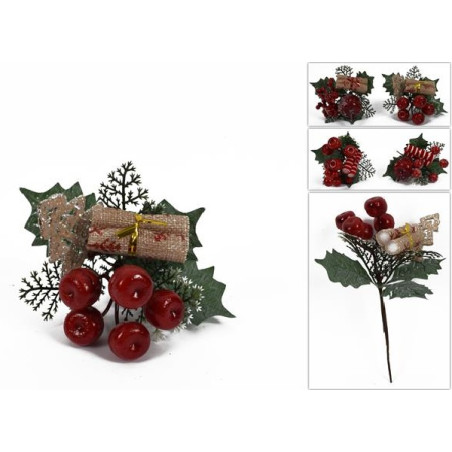 Rametto Mele Rosso 18 cm