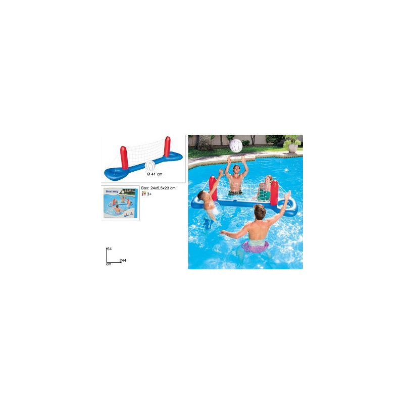 Rete Volley Gonfiabile 244x64 cm