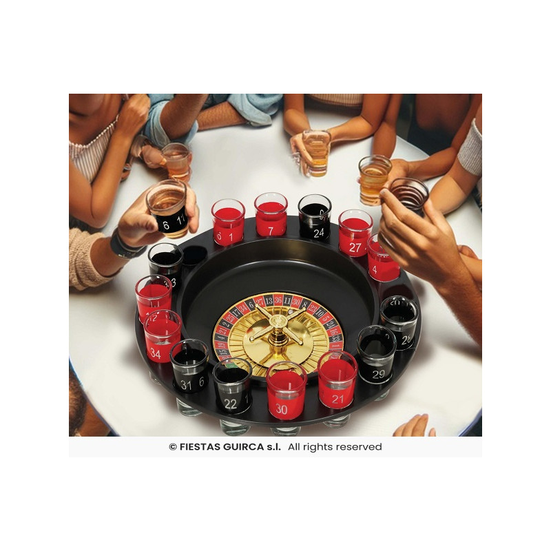 Roulette con bicchierini