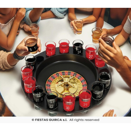 Roulette con bicchierini