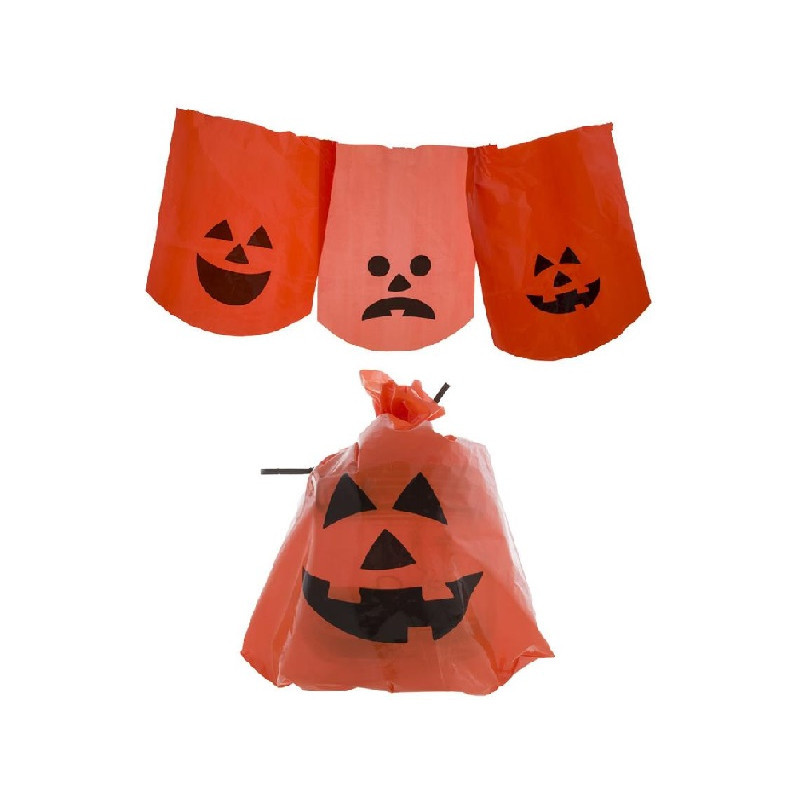 Sacchetti Zucca Portacaramelle (cf. 10 pz)
