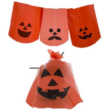 Sacchetti Zucca Portacaramelle (cf. 10 pz)