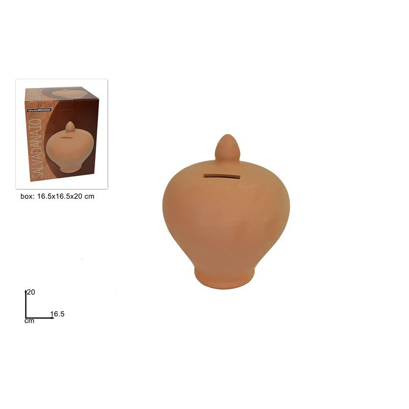 Salvadanaio Terracotta 20x16 cm