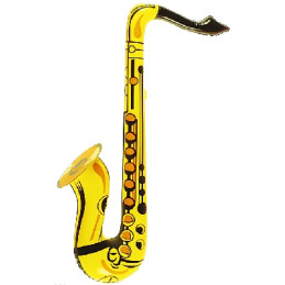 Sassofono Gonfiabile Giallo 55 cm