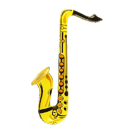 Sassofono Gonfiabile Giallo 55 cm