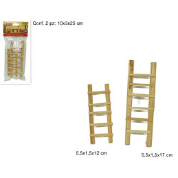 Scala in legno (cf. 2 pz)