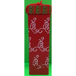 Scatola Bottiglia Natalizia 38x10x10 cm