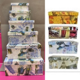 Scatola Regalo Fantasia Citta' (cf. 6 pz) - 4 mod ass