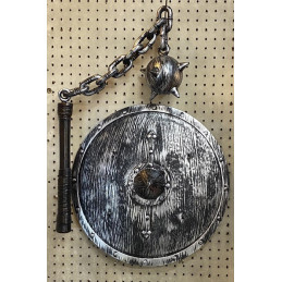 Scudo Vichingo con mazza ferrata