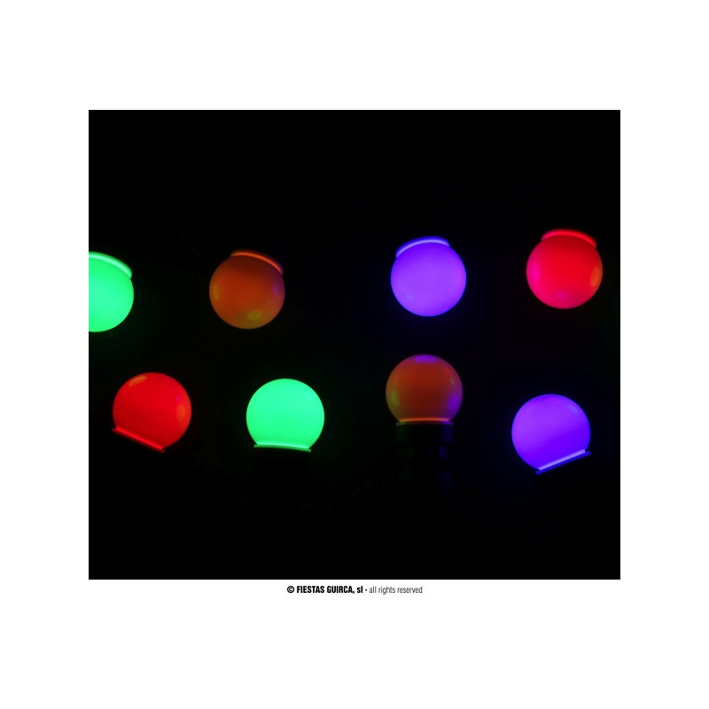 Serie 10 Lampadine Led COLORATA