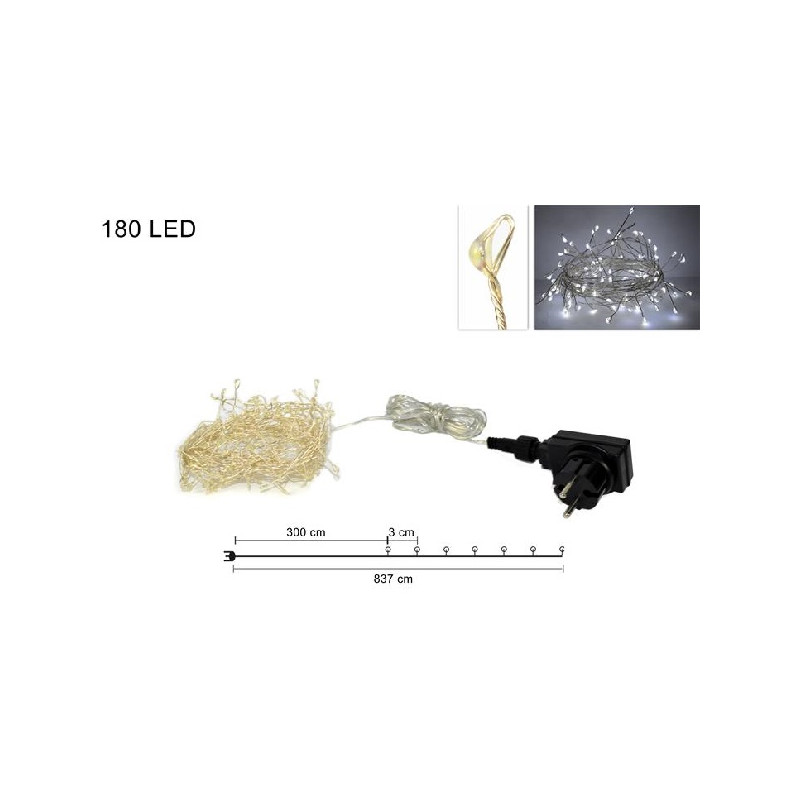 Serie 180 Led BIANCO FREDDO luce fissa