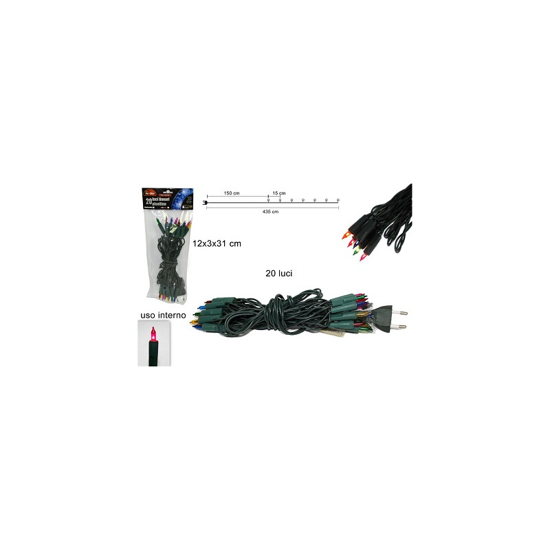 Serie 20 Pisellini lineare COLORATA