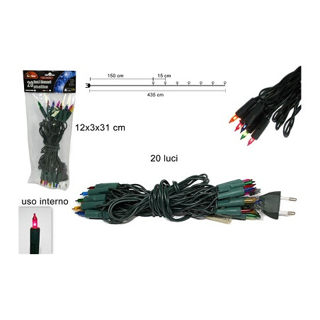 Serie 20 Pisellini lineare COLORATA