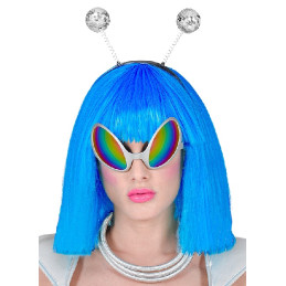 Set Alieno - 3 pz (Cerchietto con Antenne,occhiali,collana)