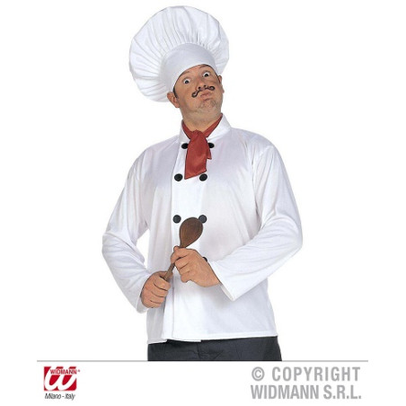 Set Cuoco - 3 pz (Casacca,cappello,foulard)