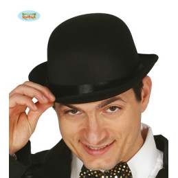 Bombetta Nera in Raso