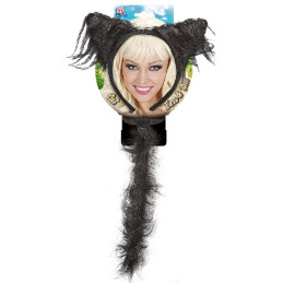 Set Gatto - 2 pz (Cerchietto,coda)