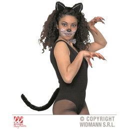 Set Gatto - 3 pz (Cerchietto,papillon,coda)