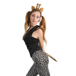 Set Giraffa - 3 pz (Cerchietto,papillon,coda)