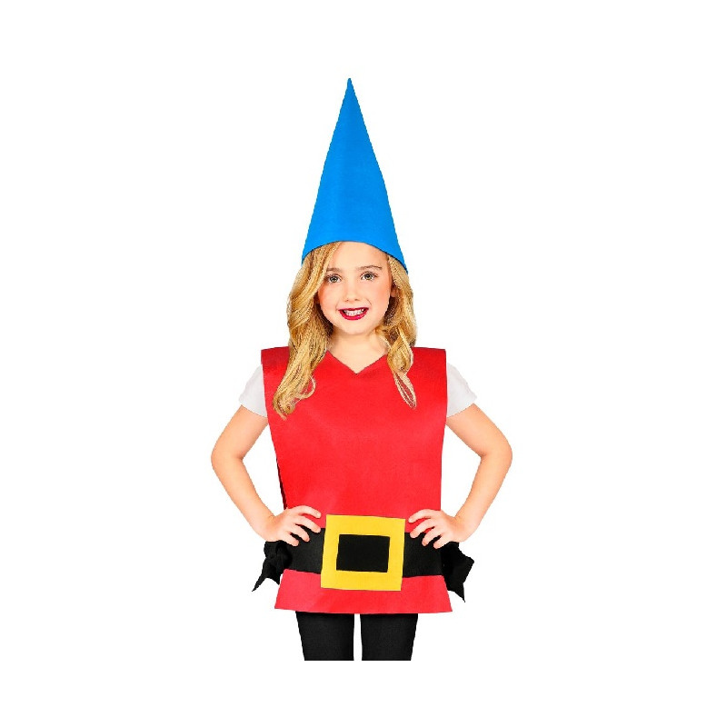 Set Gnomo - 2 pz (Gilet,cappello) - Tg 3/5 anni 113 cm