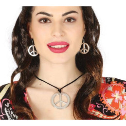 Set Hippie - 3 pz (Collana,2 orecchini)