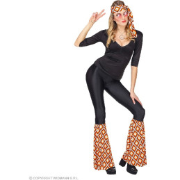 Set Hippie Anni '70 - 3 pz (Fascia,2 Scaldamuscoli)