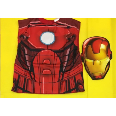 Set Maglietta e Maschera IRON MAN